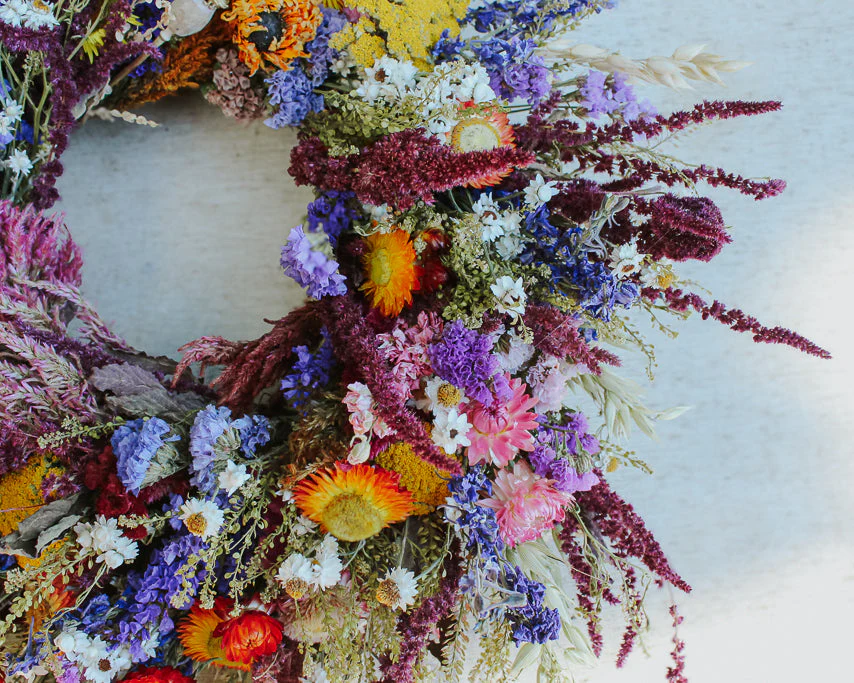 Dried Flower Wreath by Charles Little & Company - Image 3