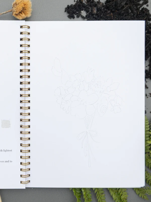 Art: Emily Lex Watercolor Book - Flowers - Image 4