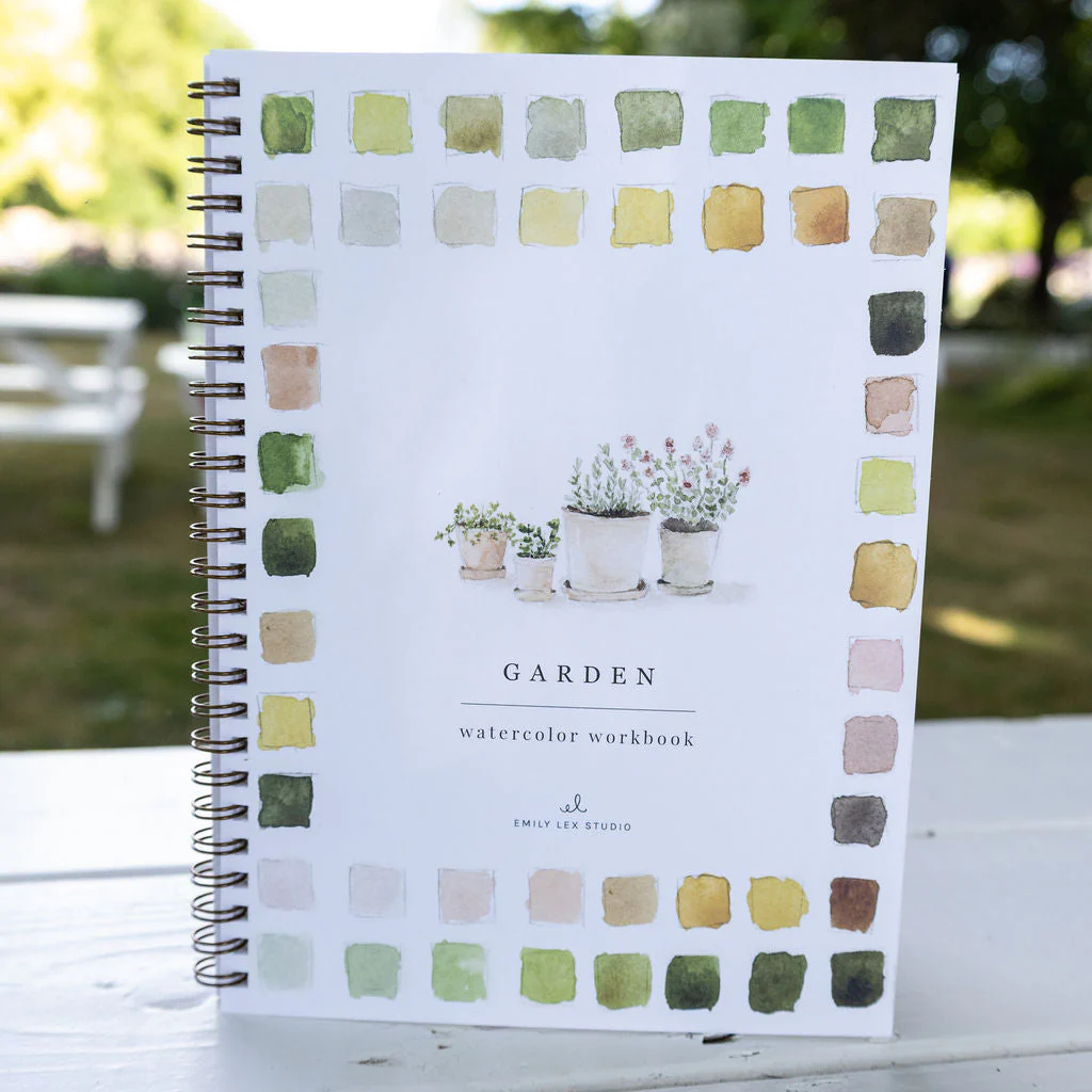 Art: Emily Lex Watercoloring Book - Garden
