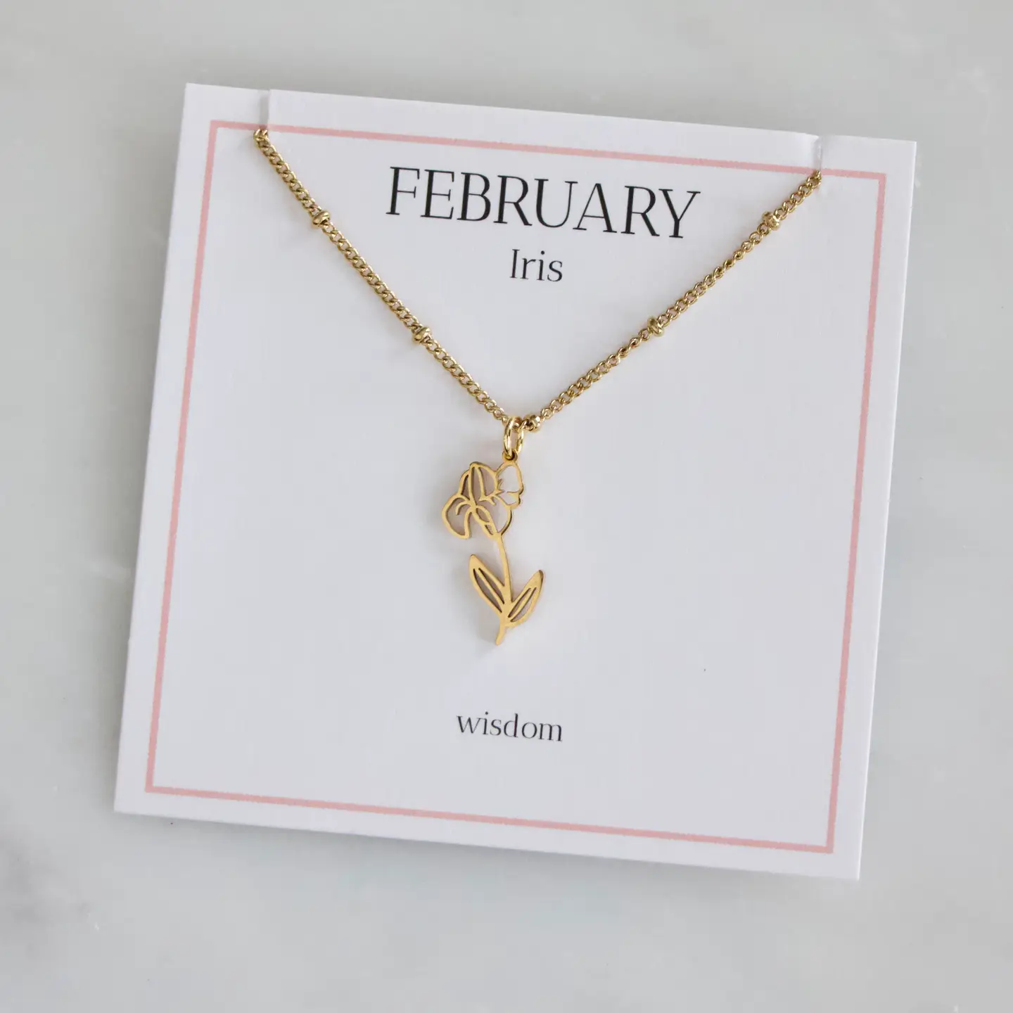 Jewelry: Iris Gold Necklace - Image 2